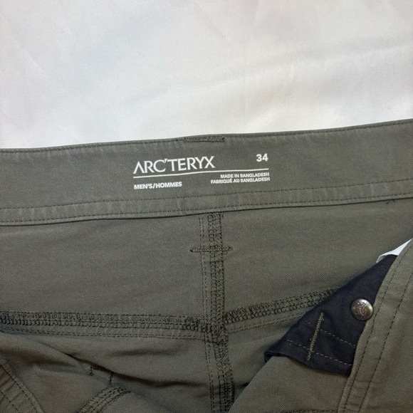 Arc’teryx Levon Pant Men’s 34 Green Cotton Nylon Blend Technical Outdoor Gear - Picture 5 of 10